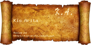 Kis Arita névjegykártya